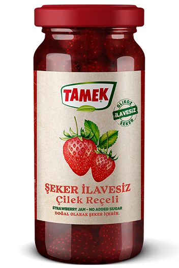 Tamek Şeker İlavesiz Çilek Reçeli